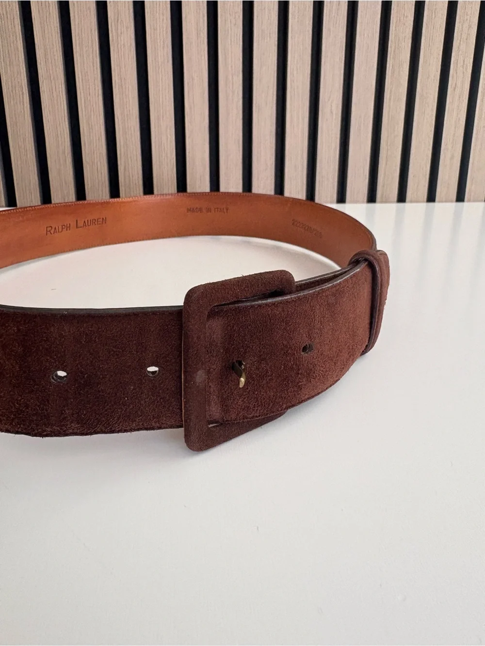 RALPH LAUREN Suede Belt